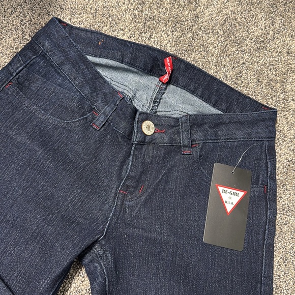 Dark Indigo Sweep-Trim Skinny Jeans, 5/6 - Picture 4 of 7